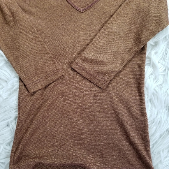 Michael Stars Sparkly Knit Basic Blouse - Picture 7 of 8